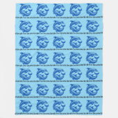 Dolfijnen BFTG Fleece Deken (Voorkant)