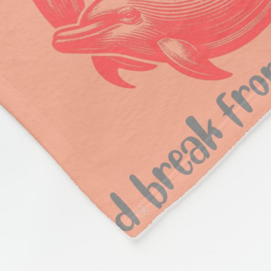 Dolfijnen BFTG Fleece Deken (Hoek)