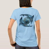 Dolfijnen bij Dione T-shirt (Achterkant)
