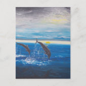 Dolfijnen Briefkaart (Voorkant)