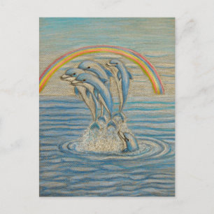 Dolfijnen Briefkaart
