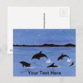 Dolfijnen Briefkaart (Voorkant / Achterkant)