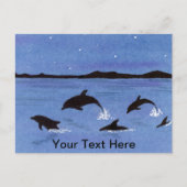 Dolfijnen Briefkaart (Voorkant)