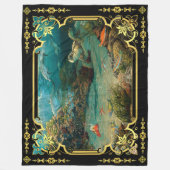 Dolfijnen/bruinvissen, zeeen schildpad Oceaan vis  Fleece Deken (Voorkant)