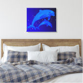 Dolfijnen Canvas Afdruk (Insitu (Slaapkamer))