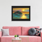 Dolfijnen Canvas Afdruk (Insitu (Woonkamer))