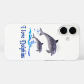 Dolfijnen Case-Mate iPhone Case (Achterkant (horizontaal))