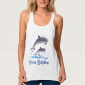 Dolfijnen clothimg tanktop (Voorkant)