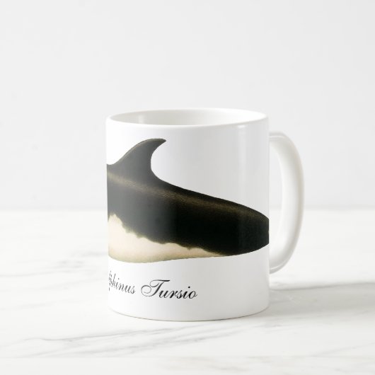 dolfijnen Delphinus Tursio, zeezoogdieren Koffiemok (Voorkant rechts)