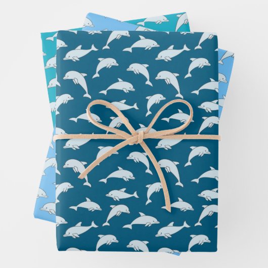 Dolfijnen Design Wrapping Paper (In situ)