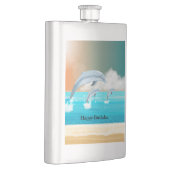 dolfijnen die in de oceaan breken flacon (Rechts)