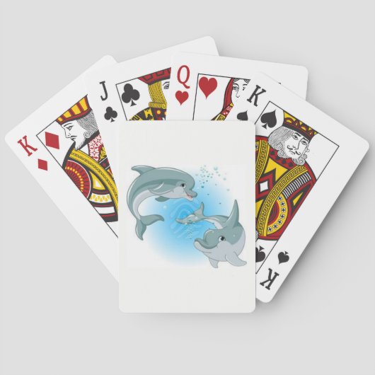 Dolfijnen die kaarten spelen (Achterkant)