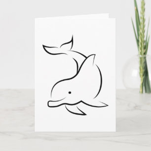 Dolfijnen Dolphin Zee Animal Ocean Water Gift Idee Kaart