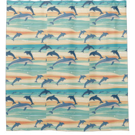 Dolfijnen Douchegordijn