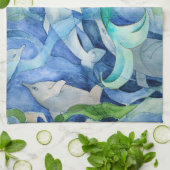 Dolfijnen en handdoeken van Mermaid (Gevouwen)