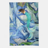 Dolfijnen en handdoeken van Mermaid (Verticaal)