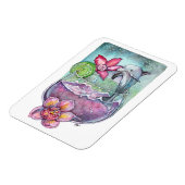 Dolfijnen en orchideeën magneet (Linkerzijde)