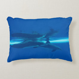Dolfijnen en reflecties accent kussen