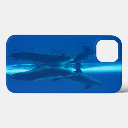 Dolfijnen en reflecties Case-Mate iPhone case (Achterkant (horizontaal))