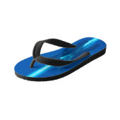 Dolfijnen en reflecties kinder teenslippers (Schuin)