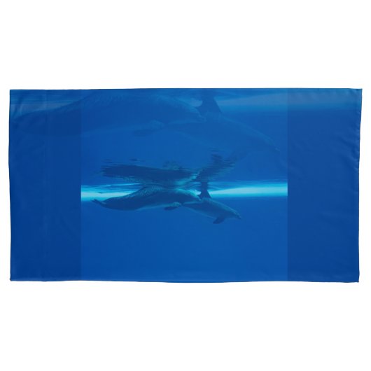 Dolfijnen en reflecties kussensloop (Voorkant-Links)