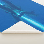 Dolfijnen en reflecties sherpa deken (3/4)