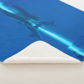 Dolfijnen en reflecties sherpa deken (3/4)