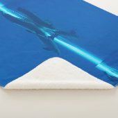 Dolfijnen en reflecties sherpa deken (3/4)