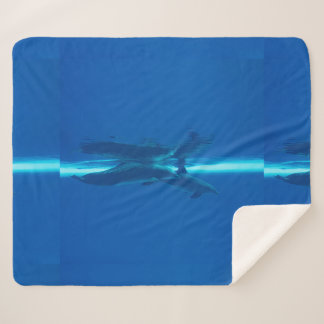 Dolfijnen en reflecties sherpa deken