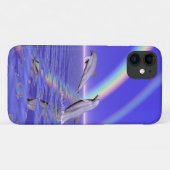 Dolfijnen en regenboog Case-Mate iPhone case (Achterkant (horizontaal))