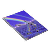 Dolfijnen en regenboog notitieboek (Rechterzijde)