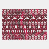 Dolfijnen en Seapaarden Kerstmis gevlekt Inpakpapier Vel (Voorkant)