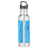 Dolfijnen en Sun personaliseren Jouw naam of tekst Waterfles (Achterkant)