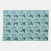 Dolfijnen en vissen theedoek (Horizontaal)