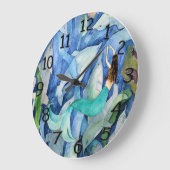 Dolfijnen en zeemuurklok grote klok (Hoek)