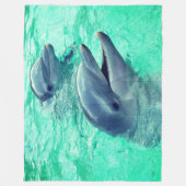 Dolfijnen Fleece Deken (Voorkant)