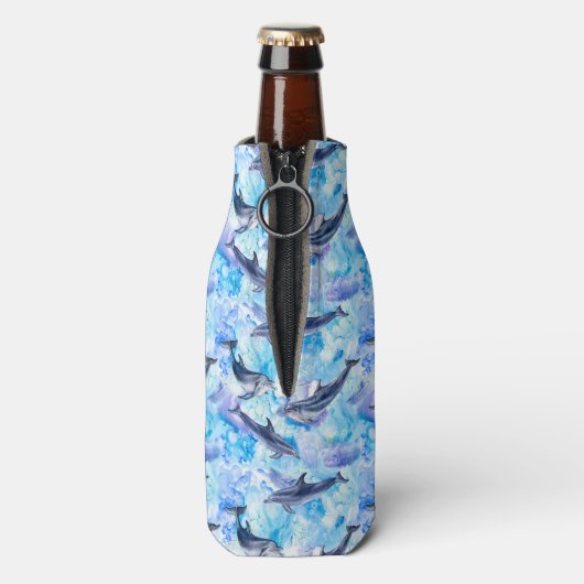 Dolfijnen Flesjeskoeler (Fles Achterkant)