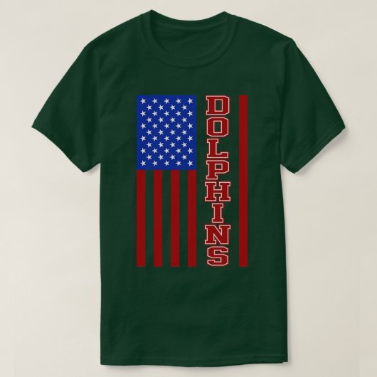 Dolfijnen Football T-shirt (Design voorkant)