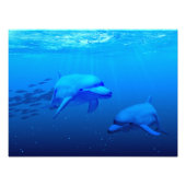 Dolfijnen Foto Afdruk (Voorkant)