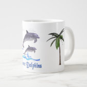 Dolfijnen grote koffie-mok grote koffiekop (Voorkant rechts)