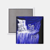 Dolfijnen, hand van Times Magneet (Voorkant / Achterkant)