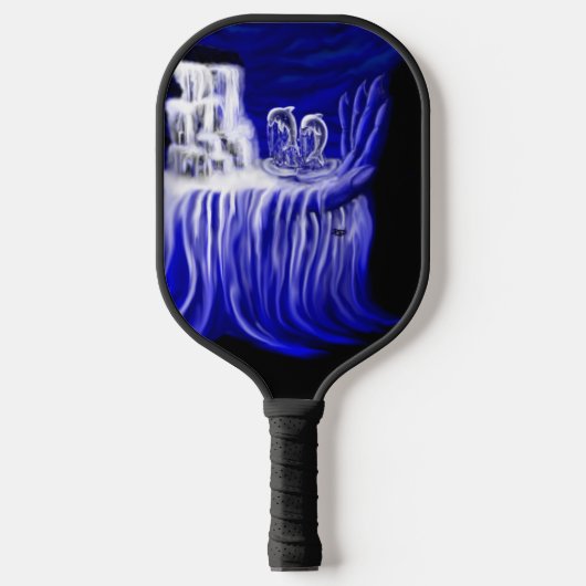 Dolfijnen, hand van Times Pickleball Paddle (Voorkant)