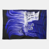 Dolfijnen, hand van Times Theedoek (Horizontaal)