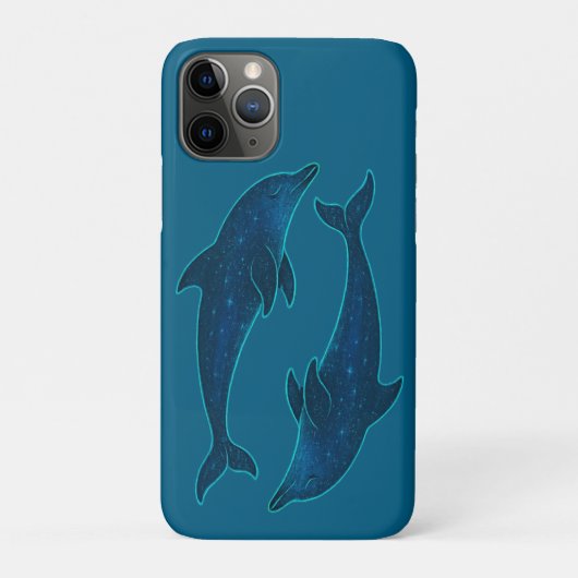 Dolfijnen in de diepblauwe zee Case-Mate iPhone case (Achterkant)