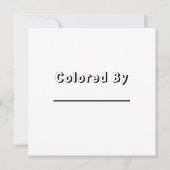 Dolfijnen in de golven | Kleurplaat van kind (Achterkant)