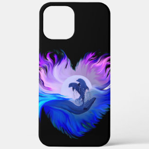 Dolfijnen in de maan Case-Mate iPhone case