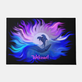 Dolfijnen in de maan deurmat