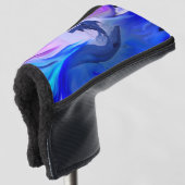 Dolfijnen in de maan golfheadcover (3/4 voorkant)