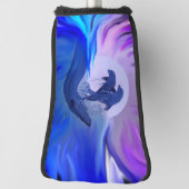 Dolfijnen in de maan golfheadcover (Draai 90)