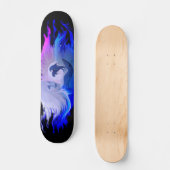 Dolfijnen in de maan persoonlijk skateboard (Voorkant)